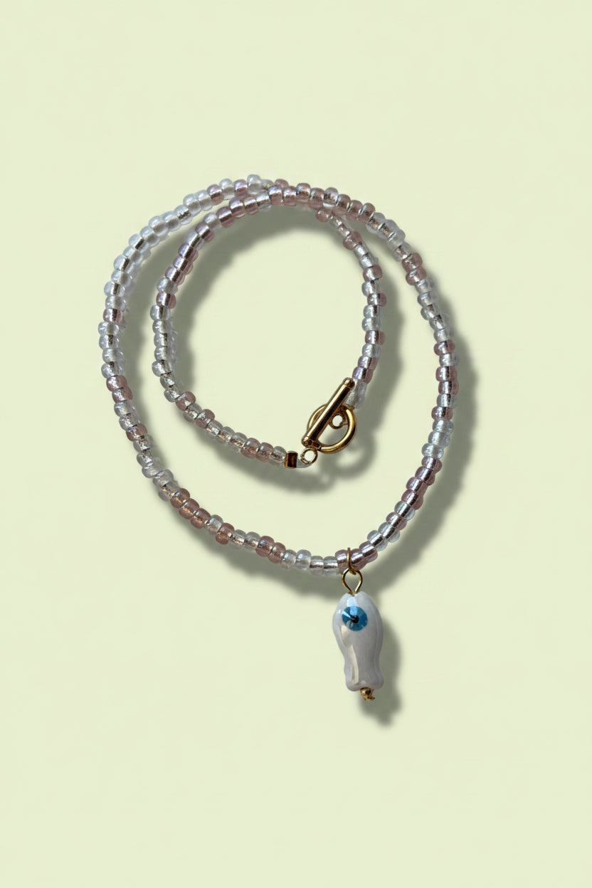 Ras de cou Poisson blanc