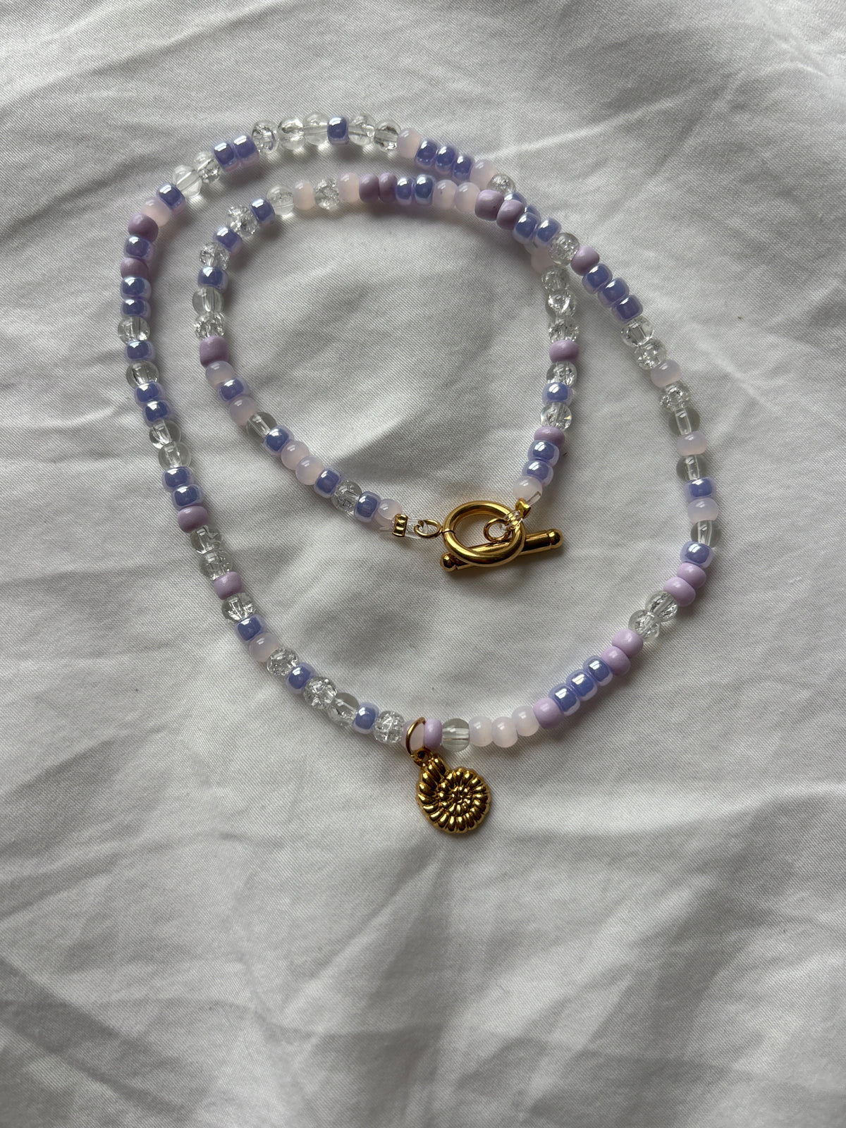 Ras de cou Coquillage rose