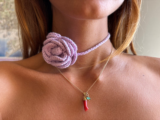 Fleur de Cou mauve