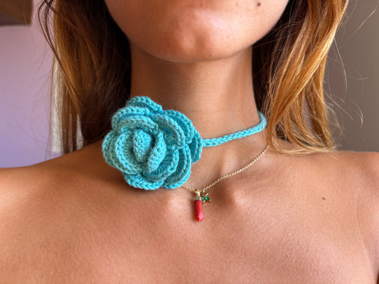 Fleur de Coton Bleue