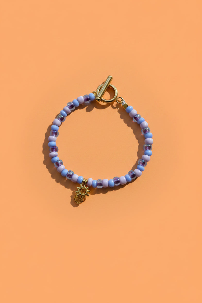 Bracelet Petit Soleil Mauve