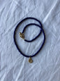 Ras de cou coquillage bleu roi