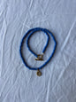 Ras de cou Coquillage bleu clair